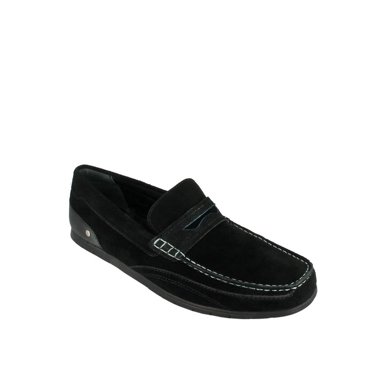 SEPATU PANSUS PAKALOLO PRIA ORIGINAL LOAFER CASUAL KULIT HITAM PB09