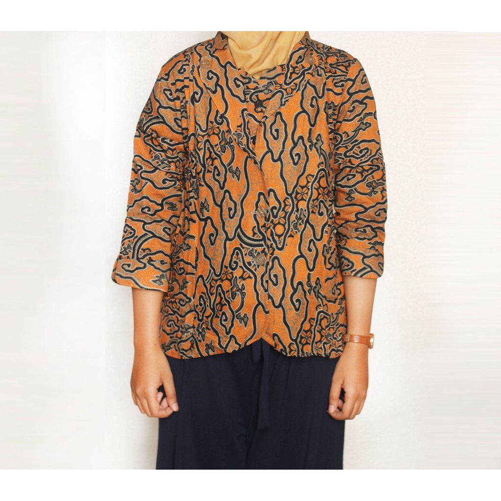 Blus Batik I Atasan Batik I Blouse Batik Wanita Inka-SIZE XL