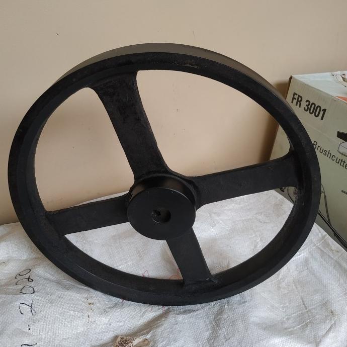 ```````] Pulley pully bandsaw 12 inch pully bensaw puli non jalur roda bandsaw