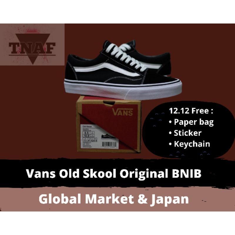 Vans Old Skool Classic Original 100% BNIB Global Market & Japan Market