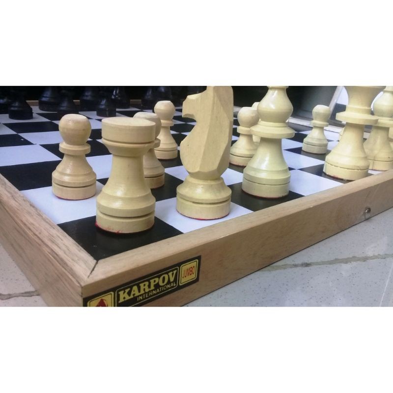 Catur Full Kayu International Karpov Jumbo XL Jumbo