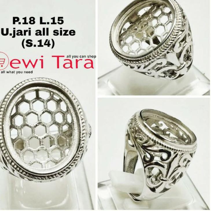 TERBARU> Cincin Akik - Emban Cincin - Emban Akik - Emban Perak [T64]