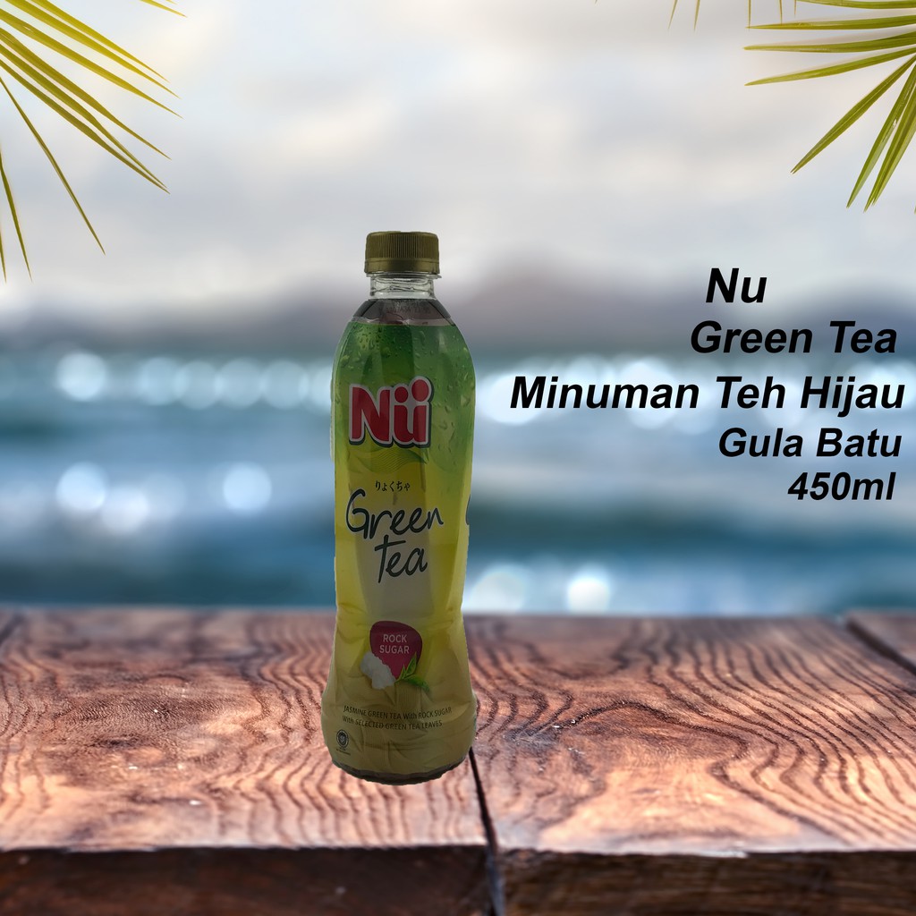 Nu Green Tea / Minuman Teh Hijau / Gula Batu / 450ml