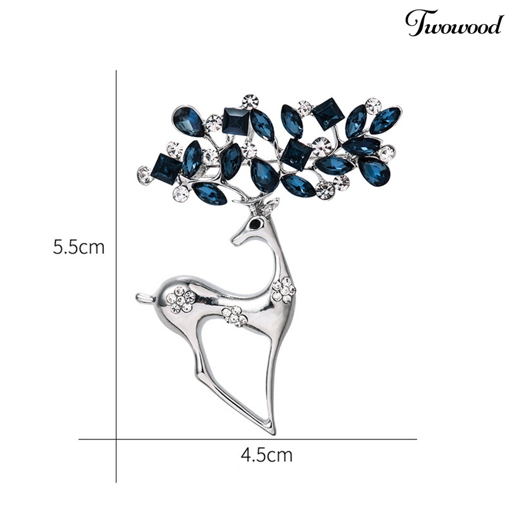 Bros Pin Mini Bentuk Rusa Untuk Dekorasi Pakaian Wanita