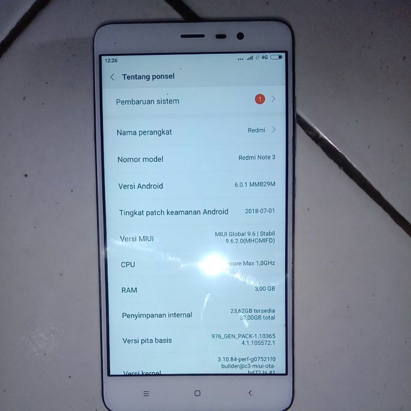 XIAOMI NOTE 3 PRO RAM 3/32 GB SECOND