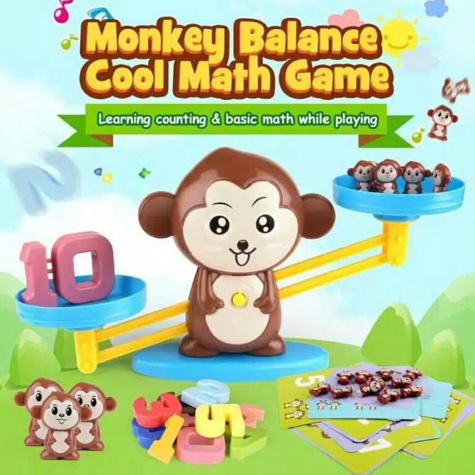 PROMO Mainan Edukasi Anak Balance Monkey / Mainan Monyet Monkey Balance