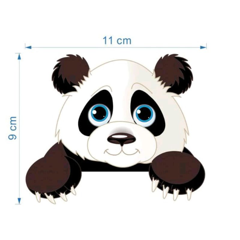 Switch Saklar Stiker Binatang Lucu stiker dinding - PANDA