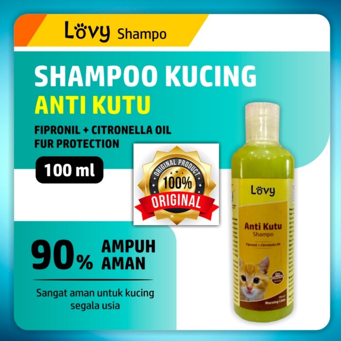 1b1bb1 Paket Shampo Kucing Anti Kutu Dan Sampo Kucing Anti Rontok Sampo Lovy Xsd20C1