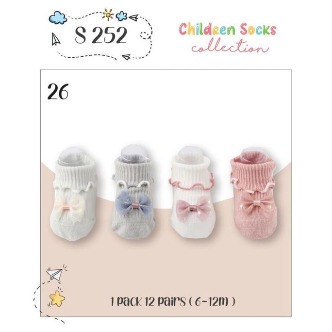 Kaos Kaki Bayi Lucu 6-12 Bulan