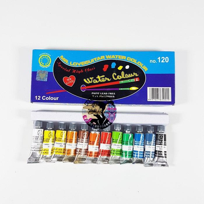 

[SET] CAT AIR LOVE GUITAR 120 12 WARNA WATERCOLOUR*