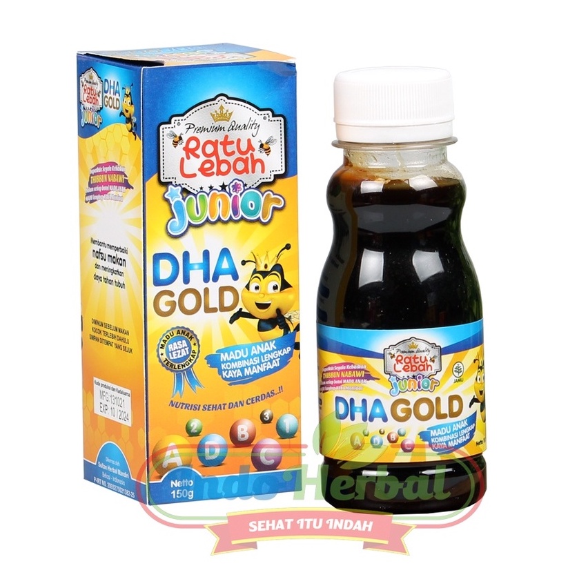 Madu Anak Ratu Lebah Junior DHA GOLD plus Omega 3