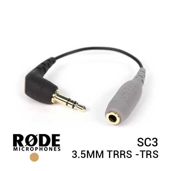 Rode SC3 3.5mm TRRS to TRS Adaptor for SmartLav