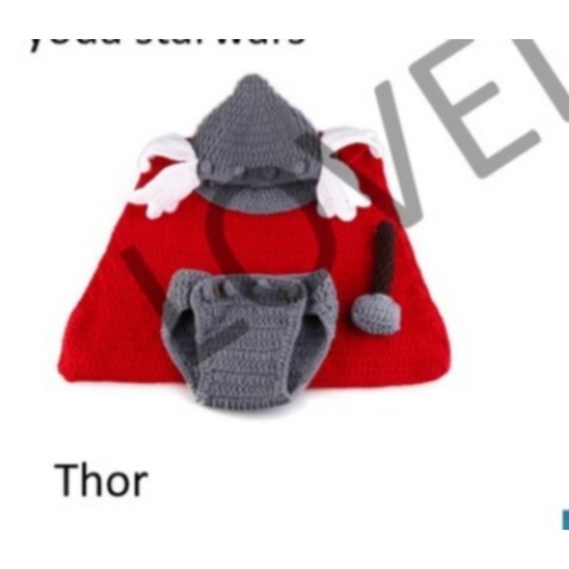 KOSTUM FOTO BAYI KOSTUM THOR PHOTOSHOOT BABY CUSTOM BABY PHOTOSHOOT THOR SUPERHERO PRELOVED