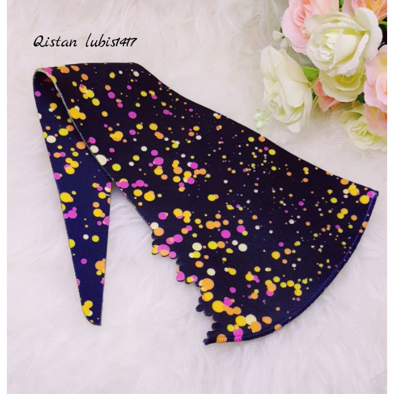 mask hijab polka premium beli 10 free 2pcs