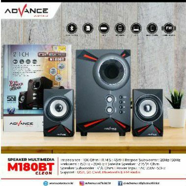 Speaker Aktif Bluetooth Advance M180bt Cleon with FM Radio