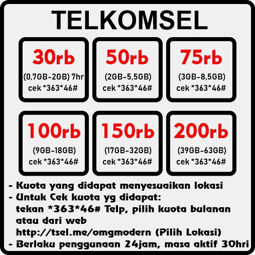 Isi Ulang Paket Internet Telkomsel Flash Data Bulk Zona Kuota Murah Simpati As Loop 8gb 10gb 50gb Shopee Indonesia