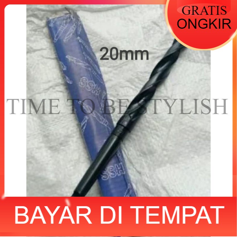 Mata bor bubut 20 mm - matabor besi 20mm - mata bor hss 20 mm - mata bor kones 20mm