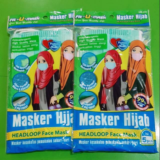 Masker hijabb Fit U mask