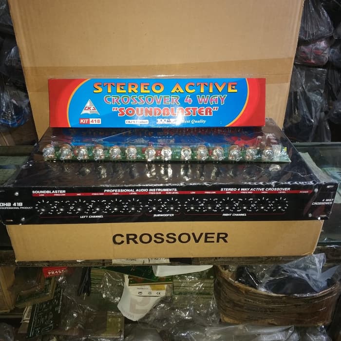 Box plus kit crossover 4way CKJ DHB 418 / paket crossover ckj dhb 418