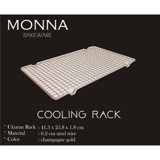 Tray / Cooling Rack / Rak Pendingin Monna Bakeware