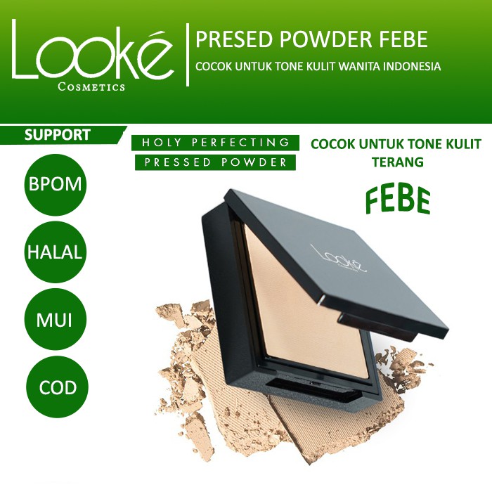 Looke Febe Cosmetics Holy Perfecting Pressed Powder