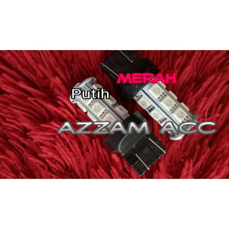 Lampu rem T20 18 led 12volt kedip/strobo