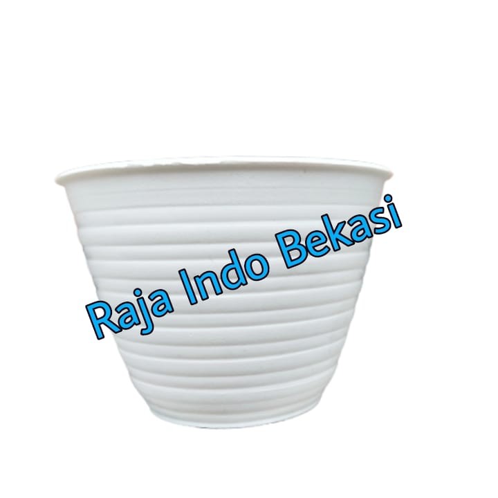 Pot Tawon 10 Cm Putih / Pot Madu 10 / Mdn 10 / Dahlia Plastik 10CM Vas Bunga Tanaman Kaktus