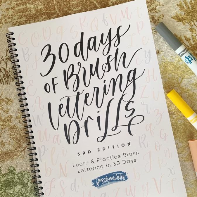 

Belajar Brush Pen Calligraphy Brushpen Hand Lettering Practice Book