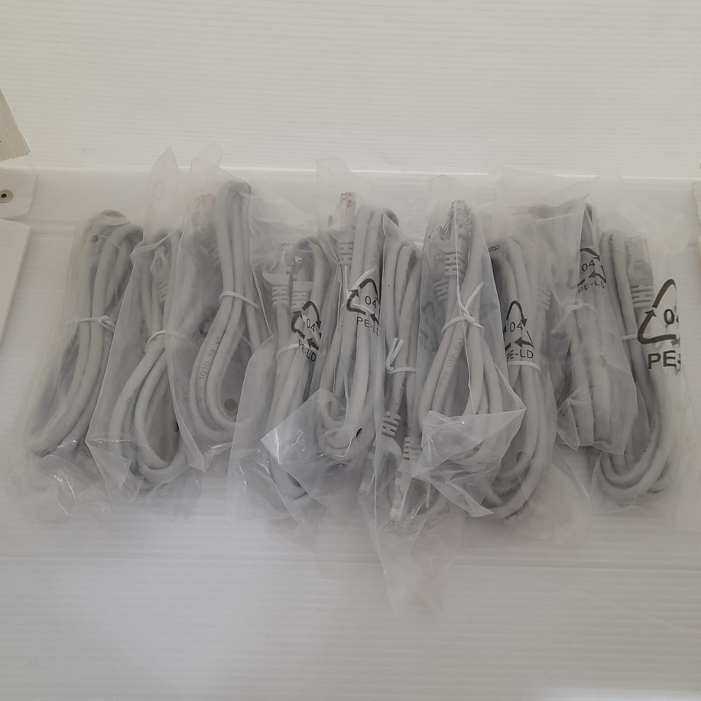 kabel CABLE LAN Cat 5e 1.5 meter siap pakai 1,5m Lan To Lan UTP STANDARD 1,5 m