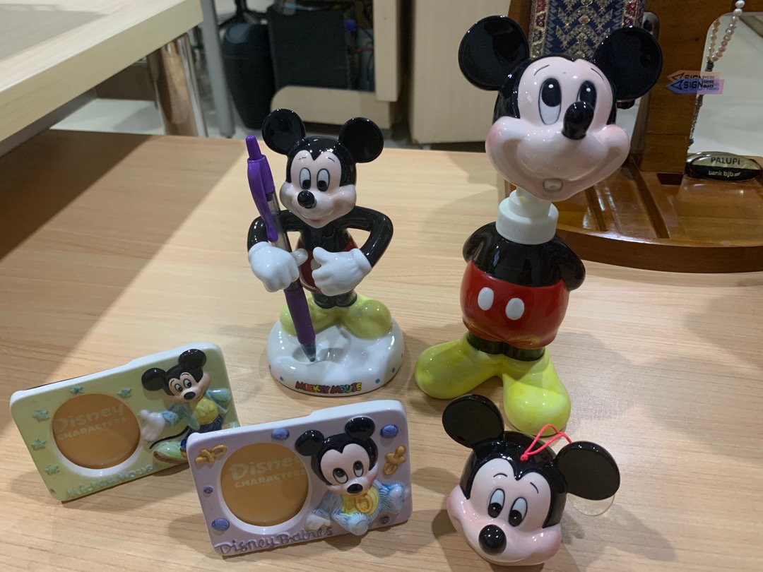 (disney)mickey Mouse Ceramic Soap Dispenser/dispenser Sabun/pump Dispenser