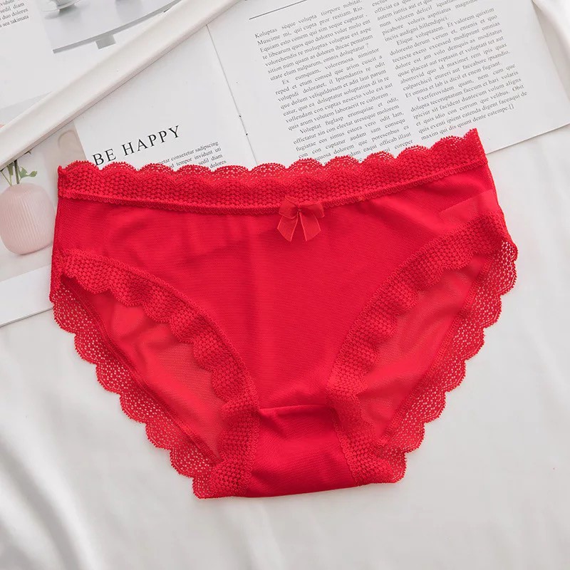 [Bayar Di Tempat]  Pakaian Dalam Wanita Feel Comfort Sexy Transparan Celana Dalam C208