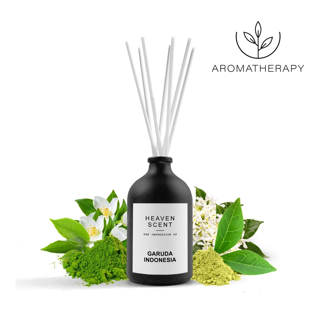HEAVEN SCENT Luxury Reed Diffuser 100ml - Pengharum Ruangan Aromaterapi Inspired by Fragrances-Garuda Indonesia