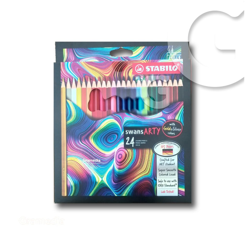 

Gramedia Gorontalo - Stabilo Arty Color Pencil 24
