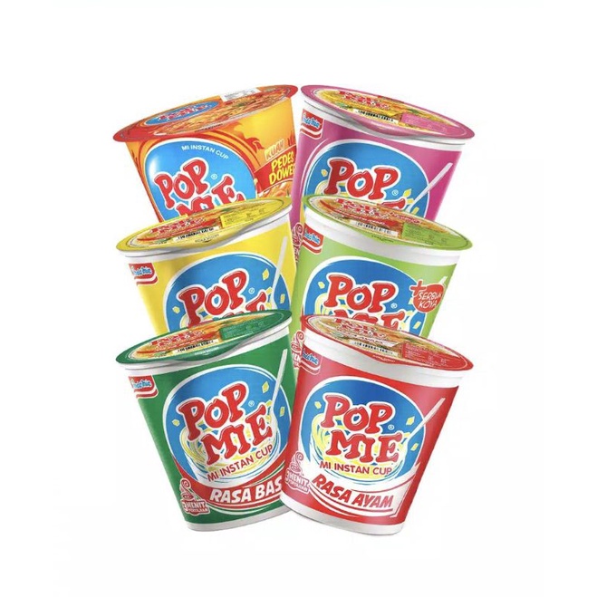 

Pop Mie Varian Kuah 75gr -Mi instan Cup Kuah