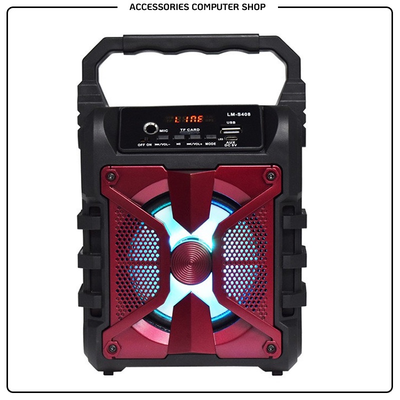 Speaker Bluetooth Portable Super BASS - LM-S408, LM-S409