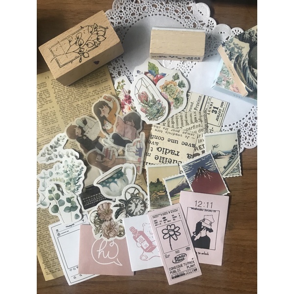 

KAWAI STICKER PACK - 30 PCS stickers untuk journaling