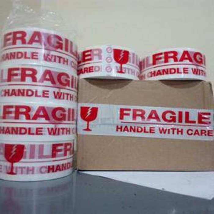 Tambah Packing Bubble Dan Label Fragile Barang Pecah Belah ( Sebagai Tambahan Packing )