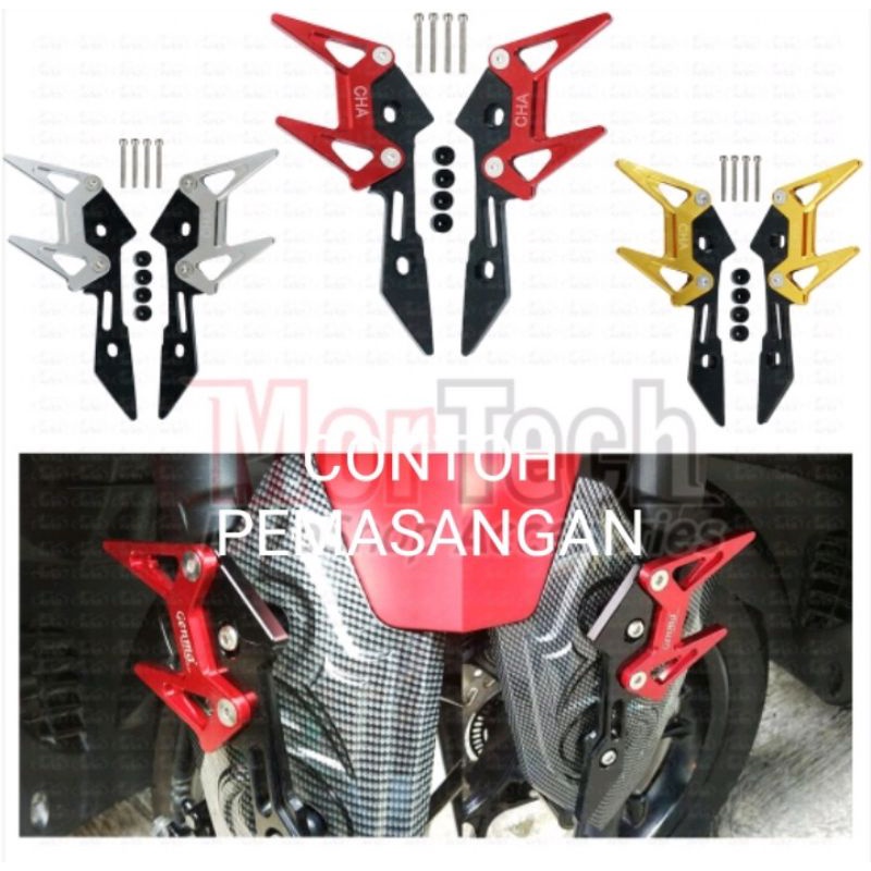 Cover Kuping Spakbor full censi depan NMAX OLD/NEW AEROX OLD NEW/LEXY XMAX PCX150