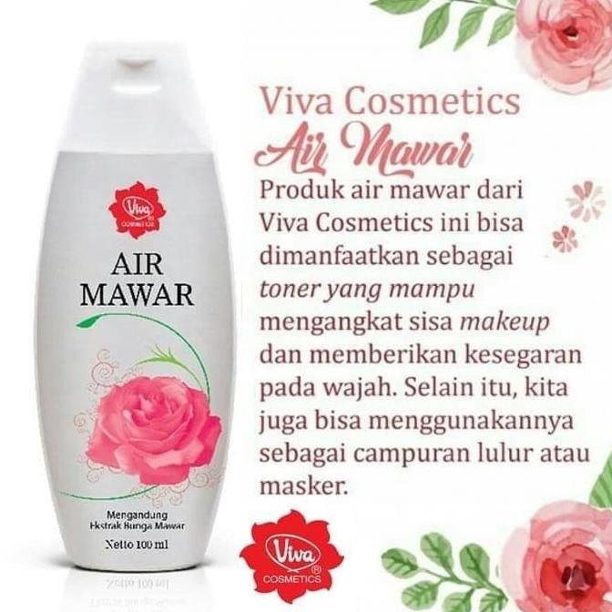 Face Mist Viva Air Mawar Rose Water 100ml Murah Promo Shopee Indonesia