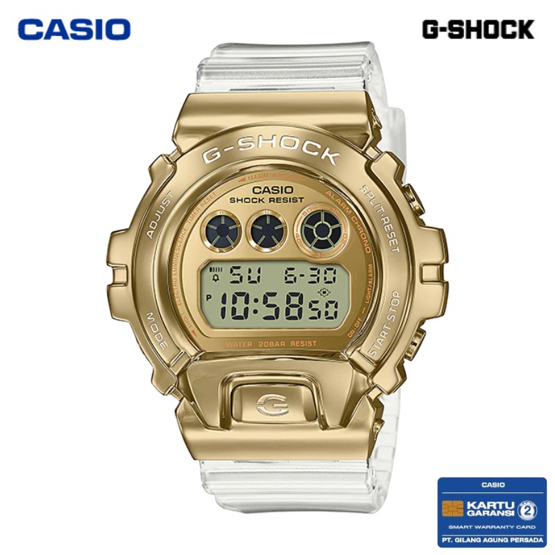 JAM TANGAN PRIA CASIO G-SHOCK GM-6900SG-9 ORIGINAL - GSHOCK GM6900SG JELLY GOLD
