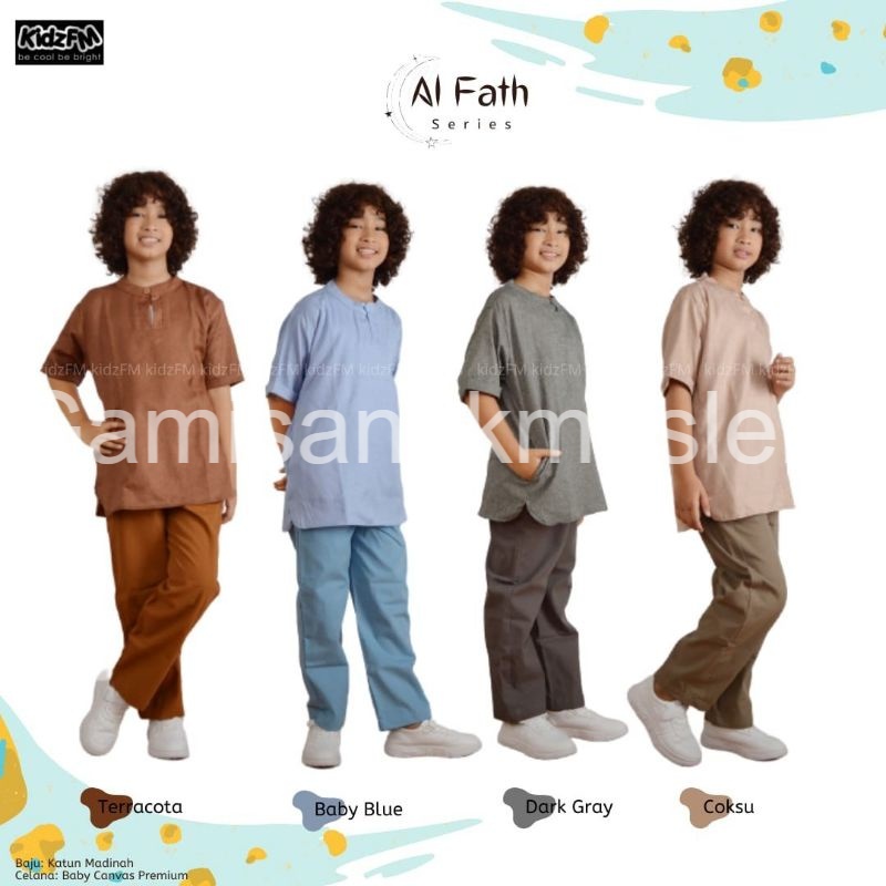 Koko Anak Laki Laki Setelan KOKO KURTA AL FATH 3-12THN SERIES KIDZFM LUCU MURAH KEKINIAN