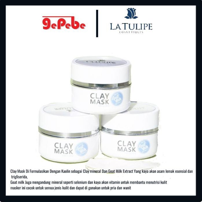 La Tulipe clay mask