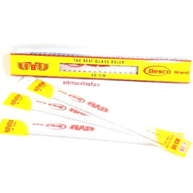 

PENGGARIS MISTAR GARISAN PLASTIK 30 CM BESCO