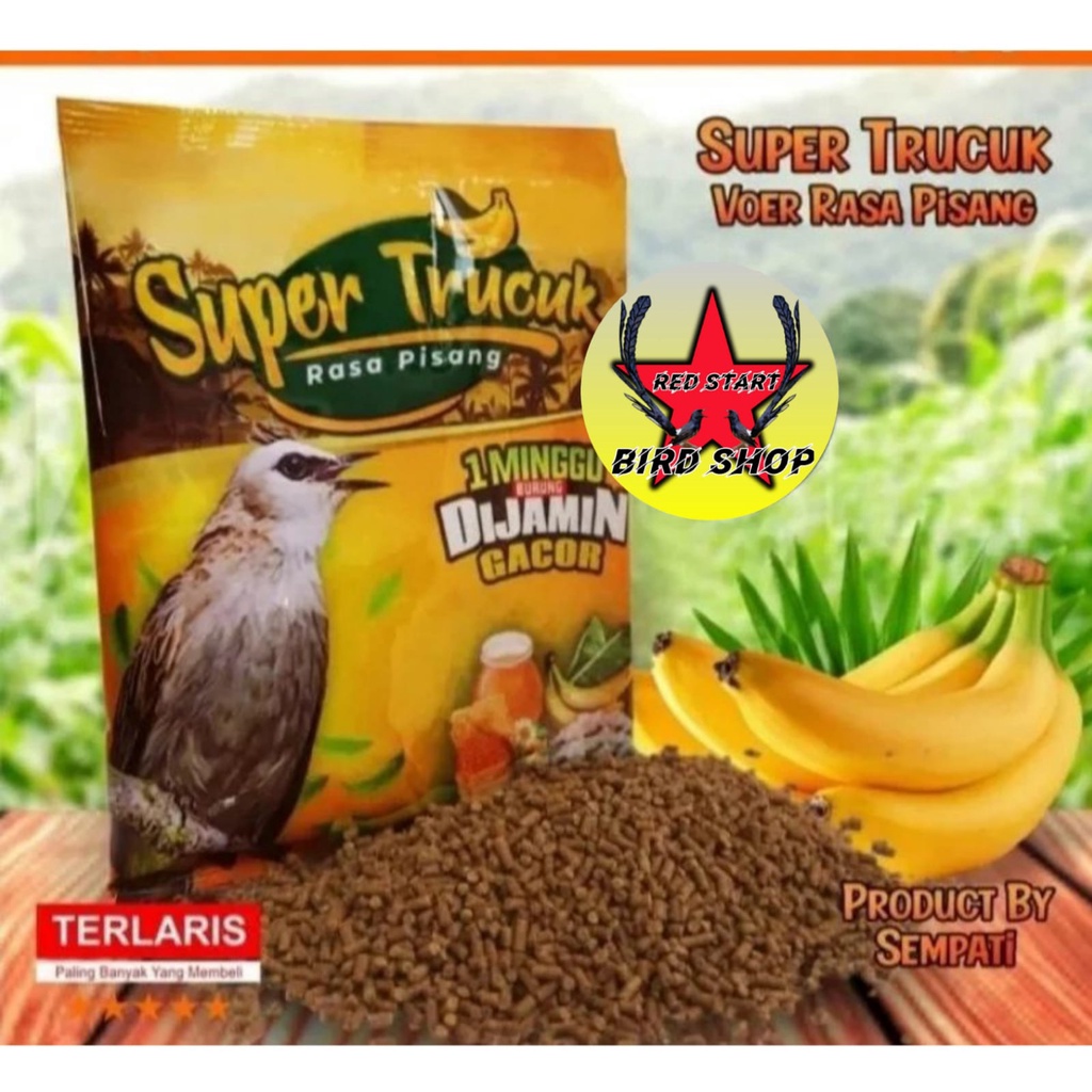 SUPER TRUCUK VOER CRUCUK CERUCUK TERUCUKAN PELLET RASA PISANG