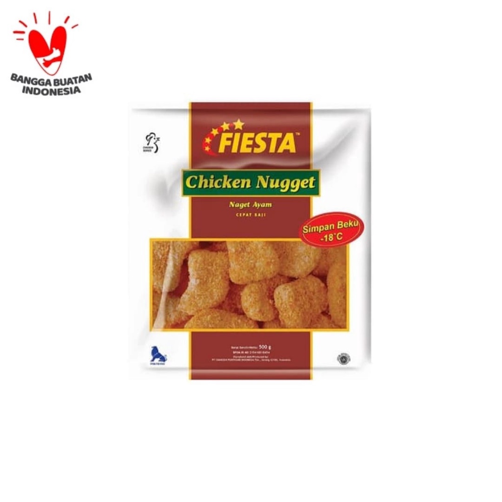 FIESTA CHICKEN NUGGET 500GR HALAL NAGET AYAM CEPAT SAJI