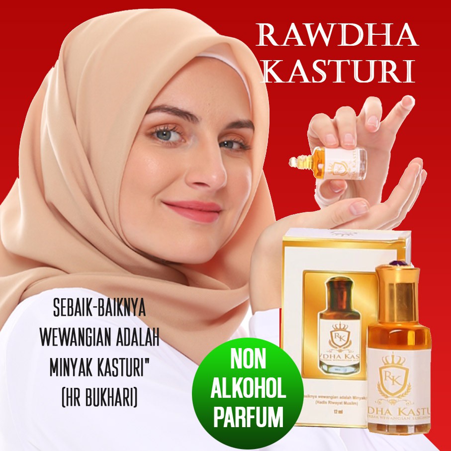 Minyak Kasturi Kijang Asli Arab Saudi Rawdha Kasturi
