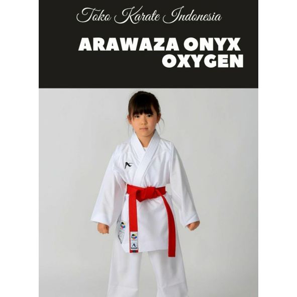 Arawaza Onyx Oxygen White Terbaru Series Arawaza Kumite Original Wkf Approved  2025 Baju Karate Araw