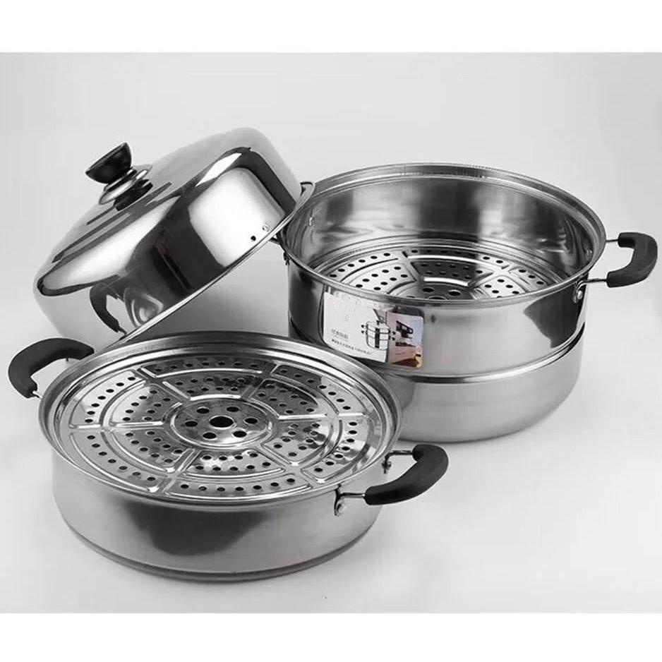 SB Panci Steamer Susun 3 Tingkat Kukus Tim 28cm