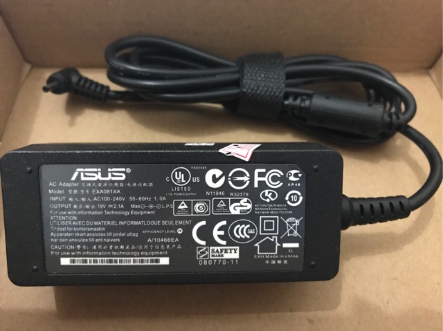 ADAPTOR ASUS MINI 19 volt 2.1 Ampere charger notebook