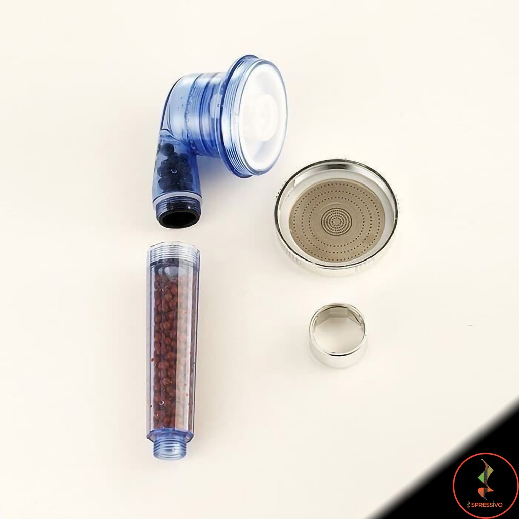 Handshower ion SPA Ionizer filter 3 mode kepala shower diameter 8 cm